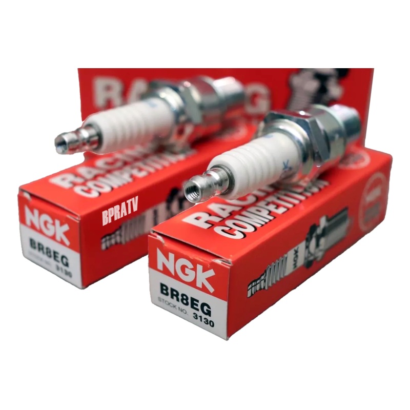 NGK BR8EG RACING Spark Plugs Honda CR250R CR 250R CR500R CR 500R JAPAN Set of 2