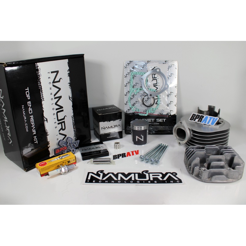 Suzuki LT 80 LT80 Stock Bore Cylinder Head Namura Piston Kit Gaskets Top End Kit