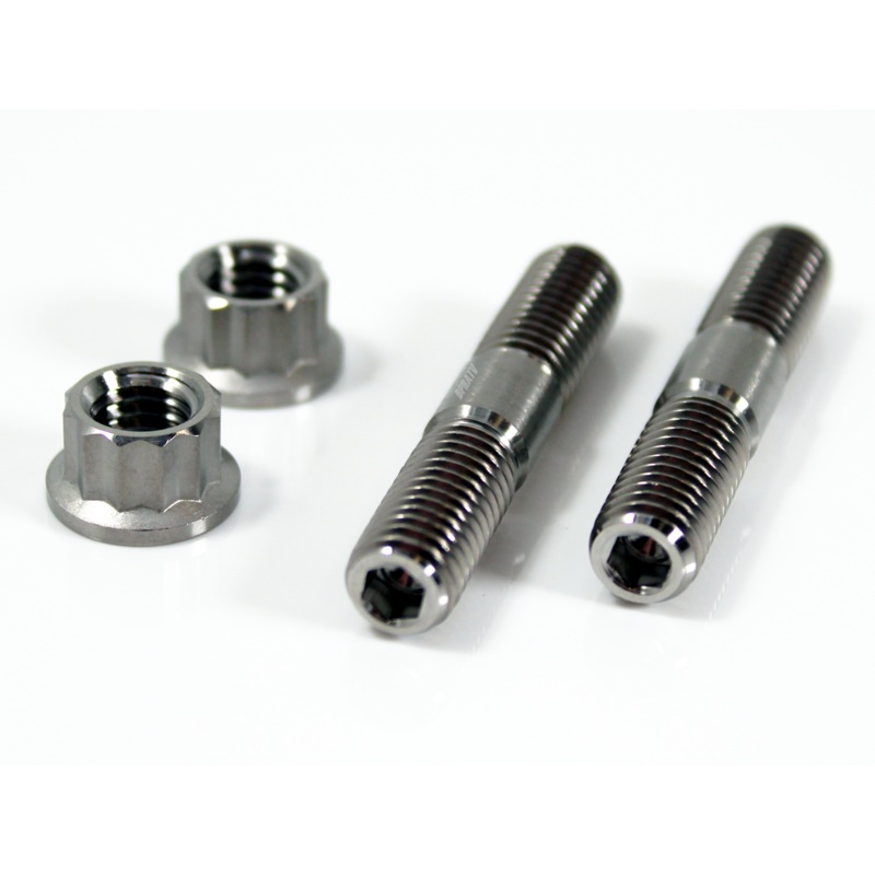 TITANIUM Exhaust Pipe Stud Bolts Set Exhaust Manifold Repair Kit KFX450R