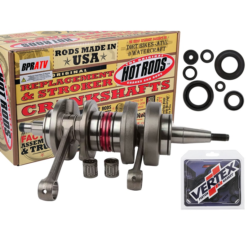 Yamaha Banshee 115mm Long Rod Stroker Crank +4mm 4 mil 4mm Main Bearings & Seals