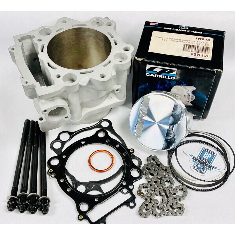 Yamaha Raptor 700 105.5mm Big Bore Cylinder 14:1 CP Race Piston Top Rebuild Kit