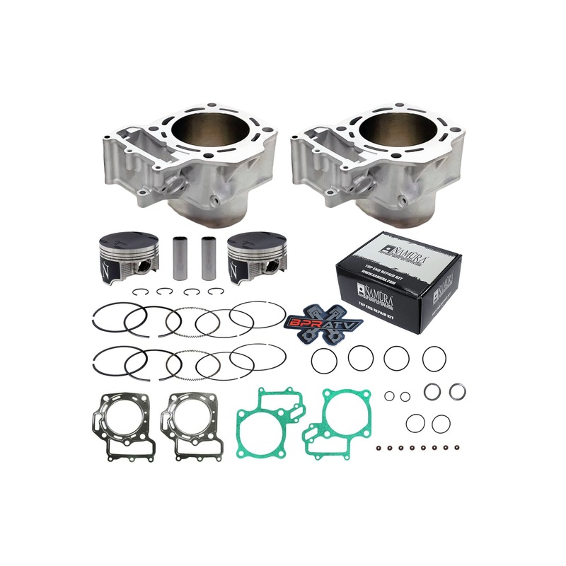 06-13 Brute Force 650 KVF650 80mm Stock Cylinders Namura Piston Top End Kit 11:1