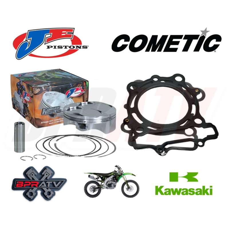 10-14 Kawasaki KX250F KX 250F 77mm Stock Bore 13.5:1 JE Pro Series Piston Gasket