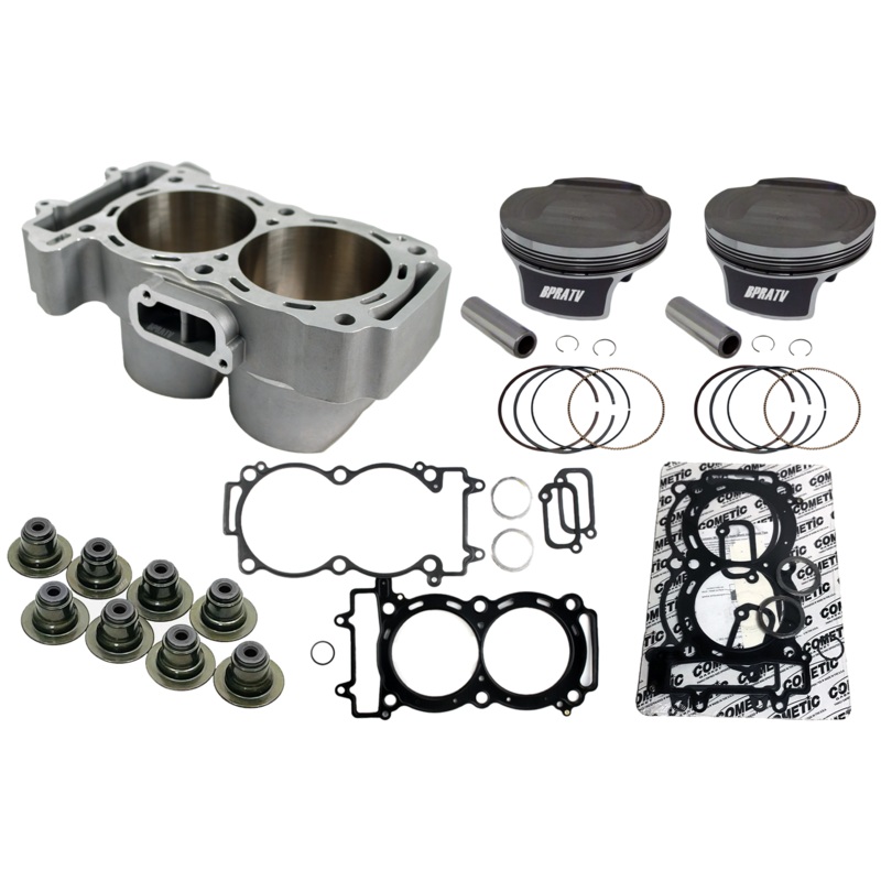 11-14 Polaris RZR XP900 XP 900 Stock Complete Top End Simple Rebuild Kit Pistons