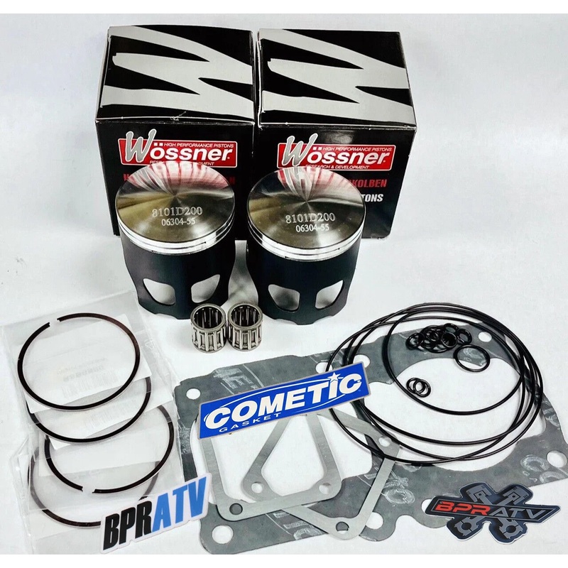 Banshee 350 65mm Wossner Pistons +1mm Forged Piston Gaskets Top End Rebuild Kit