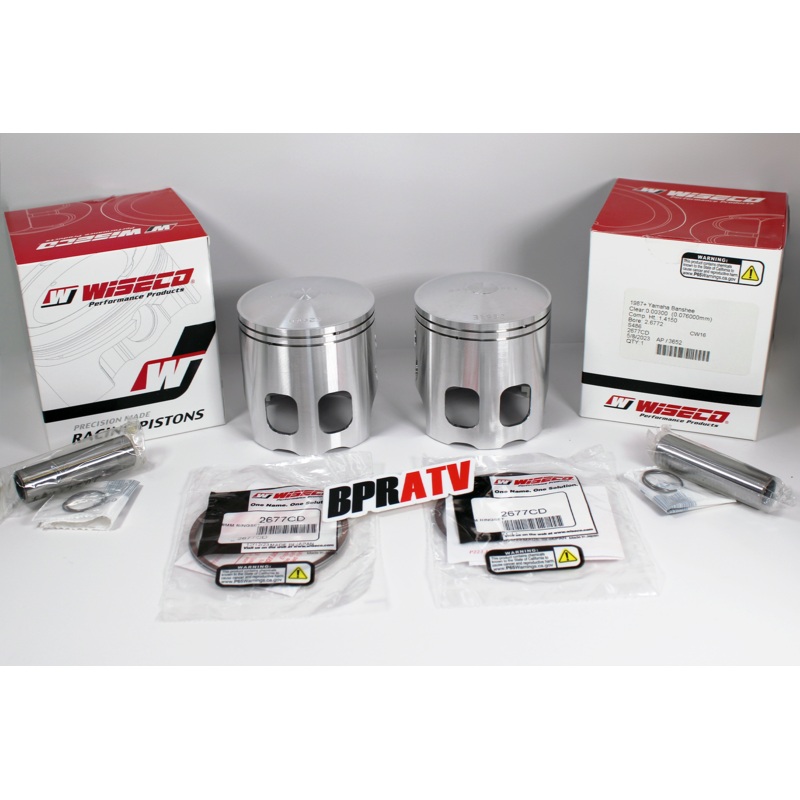 Banshee Athena Big Bore Wiseco Pistons 573M06800 421 Stroker Forged Piston Set