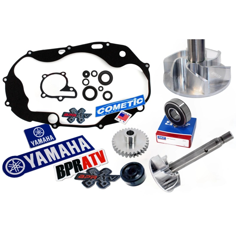 Banshee Clutch Side Water Pump Rebuild Kit Billet Impeller Gear Bearing +Gaskets