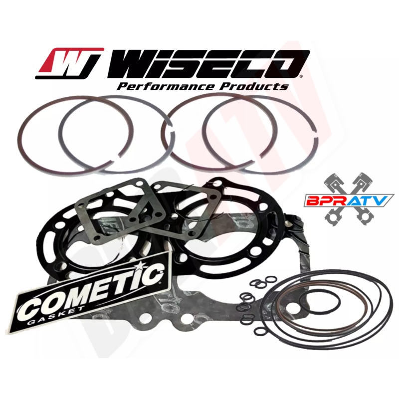 Banshee Vito Athena 421 Big Bore Piston Rings Wiseco 68m Ring Set Cometic Gasket