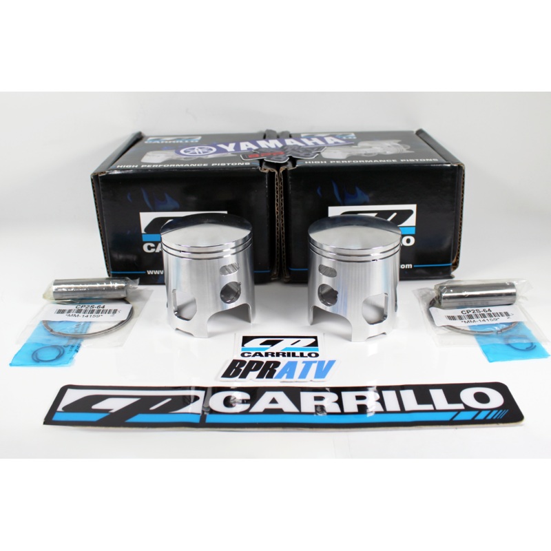 Banshee Yamaha CP-Carrillo 64mm Forged Piston Kit Stock Bore High RPM Race Ready