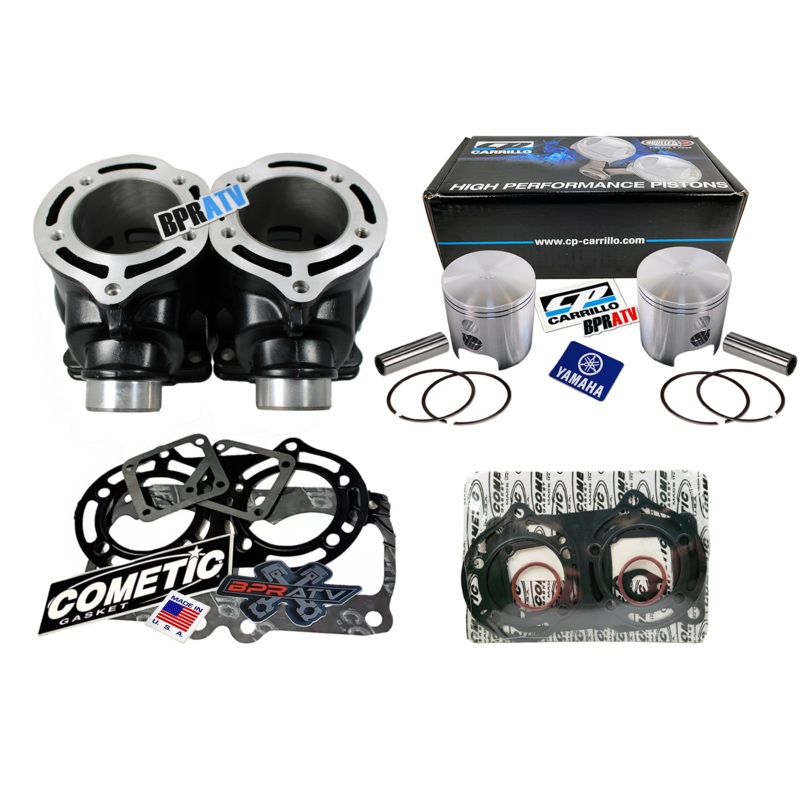 CP-Carrillo Yamaha Banshee 64mm Stock Bore Cylinder Pistons Top End Rebuild Kit