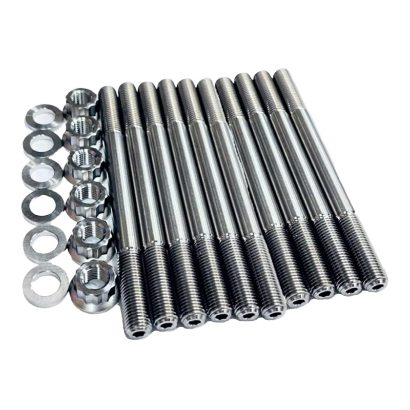 GSXR 1300R Hayabusa Titanium Head Studs Best Strongest Ti Cylinder Stud Bolt Kit