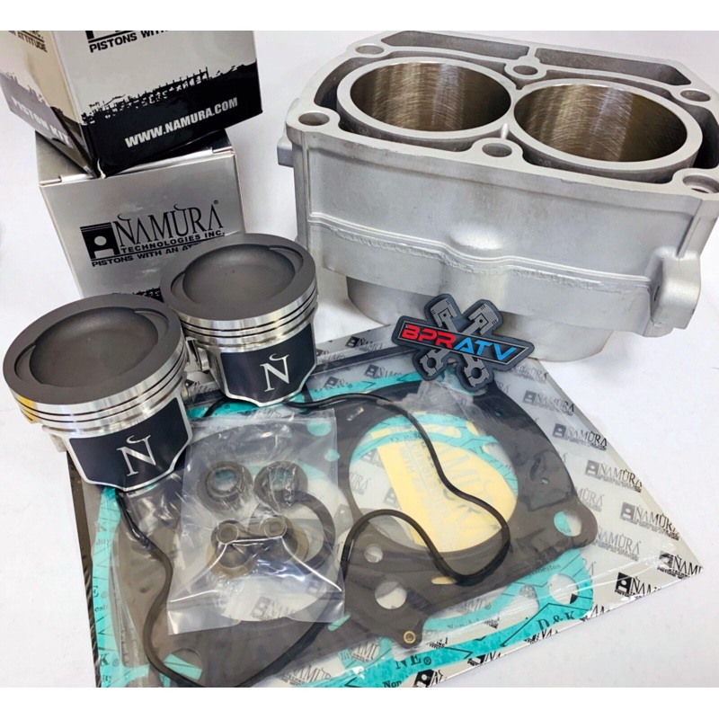 Polaris RZR 4 800 RZR S 800 Cylinder & Namura Pistons Gasket Top End Rebuild Kit