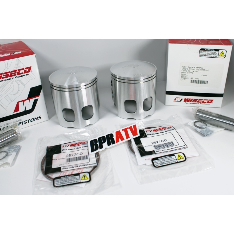 Yamaha Banshee 350 64mm Stock Standard Bore Wiseco Pro Lite Pistons Piston Set