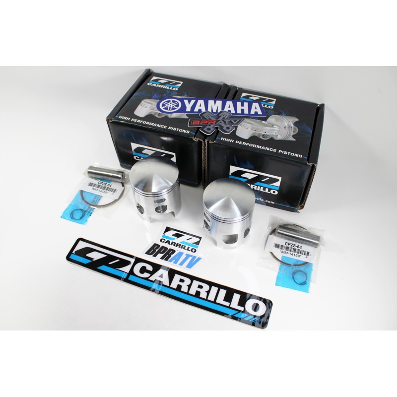 Yamaha Banshee 64mm CP-Carrillo Forged Pistons Kit Stock Bore Rings Clips YFZ350