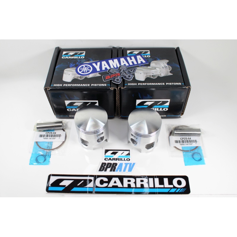 Yamaha Banshee CP Carrillo Pistons 64mm Stock Bore Forged Piston Set Top End Kit