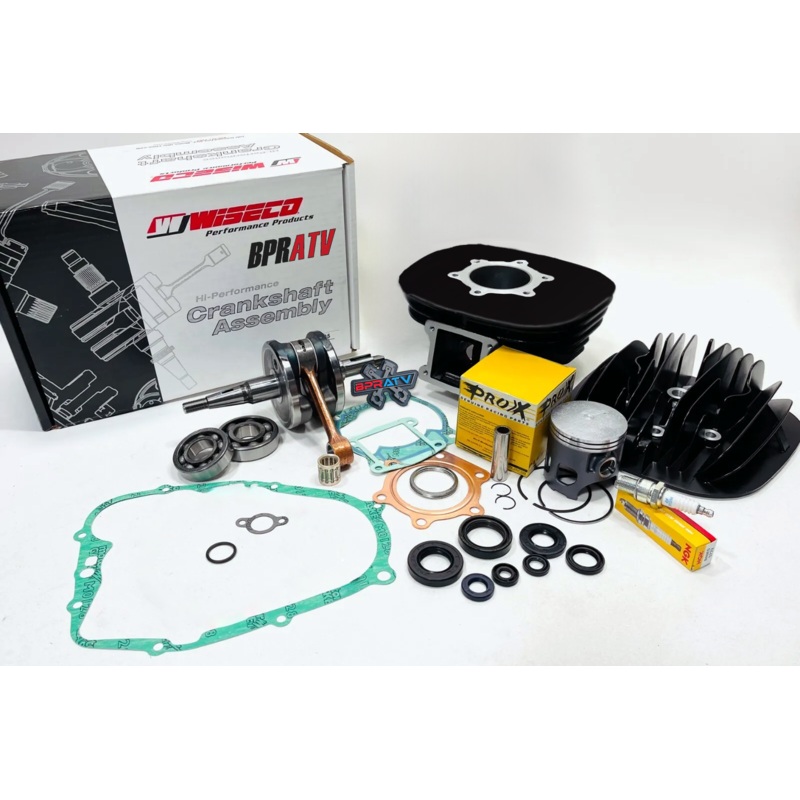 Yamaha Blaster 200 66 ProX Piston Cylinder WISECO Crank Motor Rebuild Gasket Kit