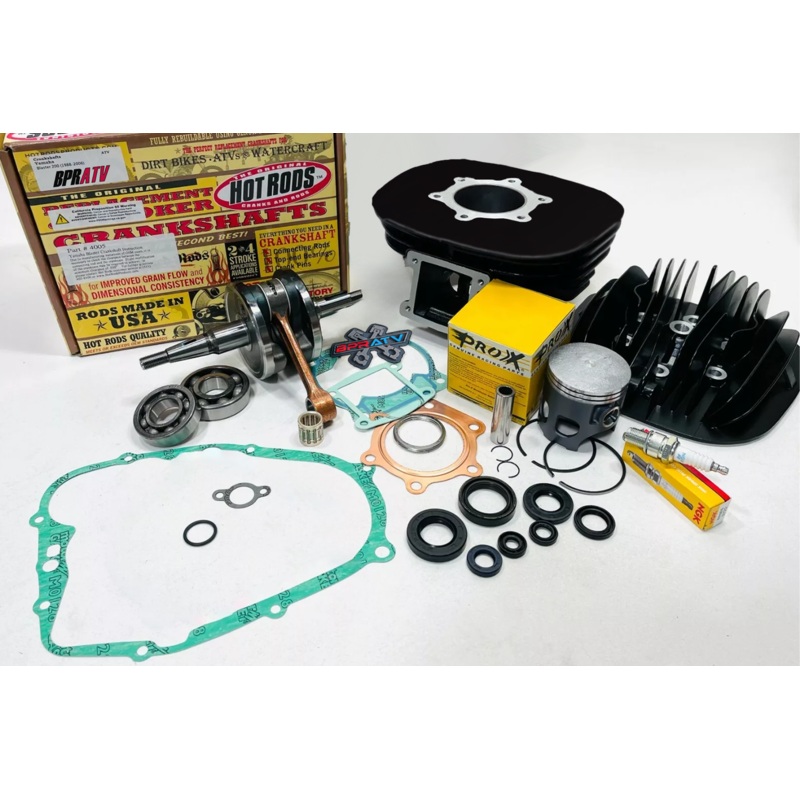 Yamaha Blaster 200 Hot Rods Motor Rebuild Kit Crank ProX Piston Main Bearing Kit