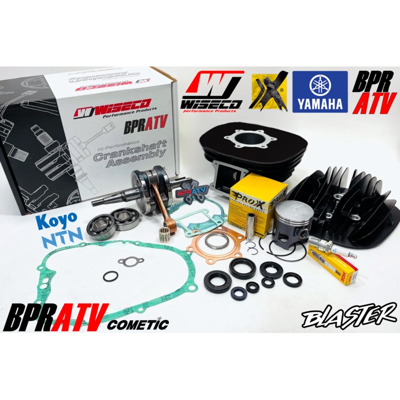 Yamaha Blaster 200 Wiseco Motor Rebuild Kit Crank ProX Piston Koyo NTN Bearings