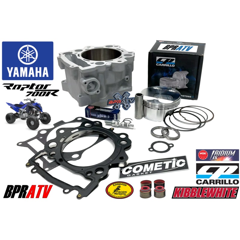 Yamaha Raptor 700R 105.5mm 12.5:1 Big Bore CP Carrillo Piston Cylinder Kit 06-25