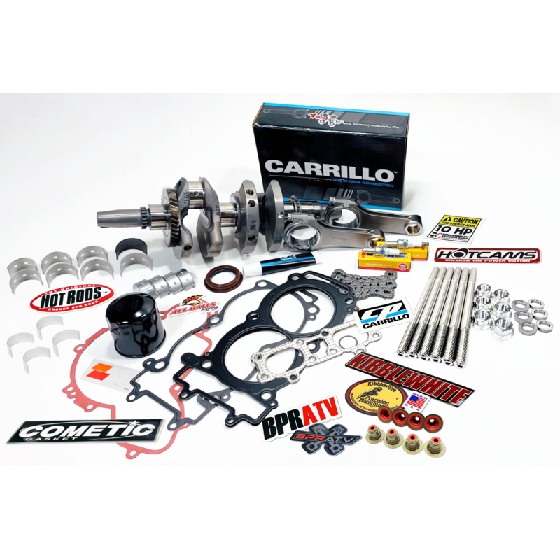 RZR Turbo Crank CP Carrillo Heavy Duty Rods Motor Gaskets Ti Studs Kit 16-25 NEW